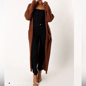 Long duster cardigan